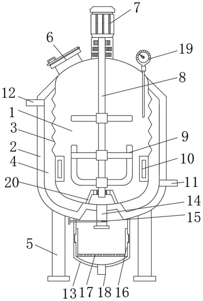 一种4 6 二甲氧基 2 甲砜基嘧啶重结晶釜的制作方法