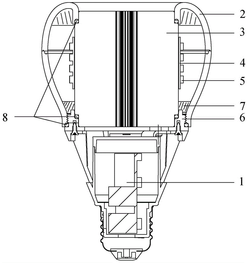 一种防水LED灯具的制作方法