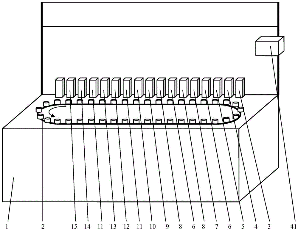 带中间模的灯丝灯硬导丝模压机构的制作方法