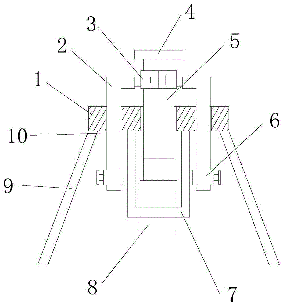 一种激光水平仪支撑架的制作方法