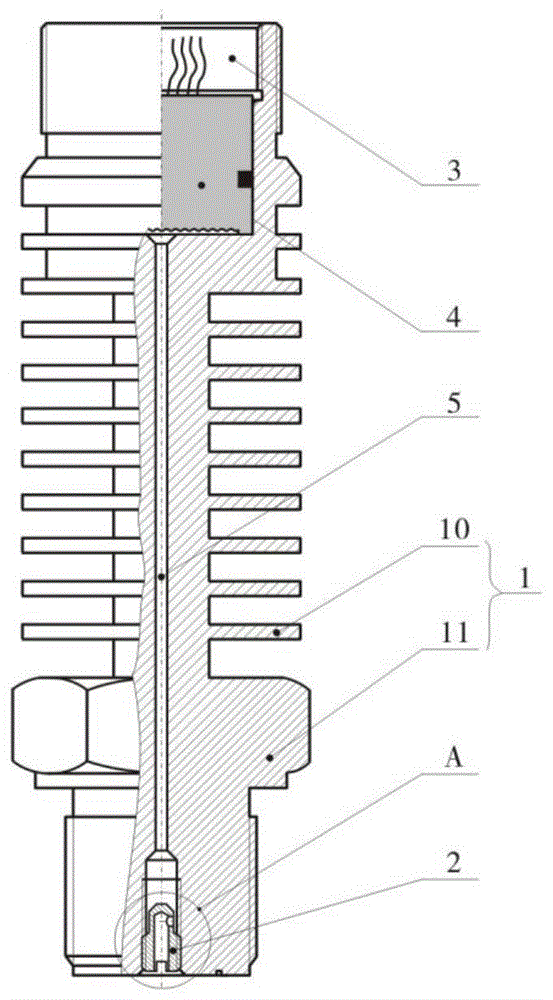 一种高温压力变送器引压结构及高温压力变送器的制作方法