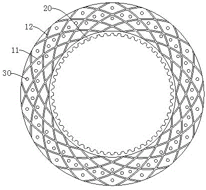 一种可提高润滑能力和加快分离的湿式摩擦副的制作方法