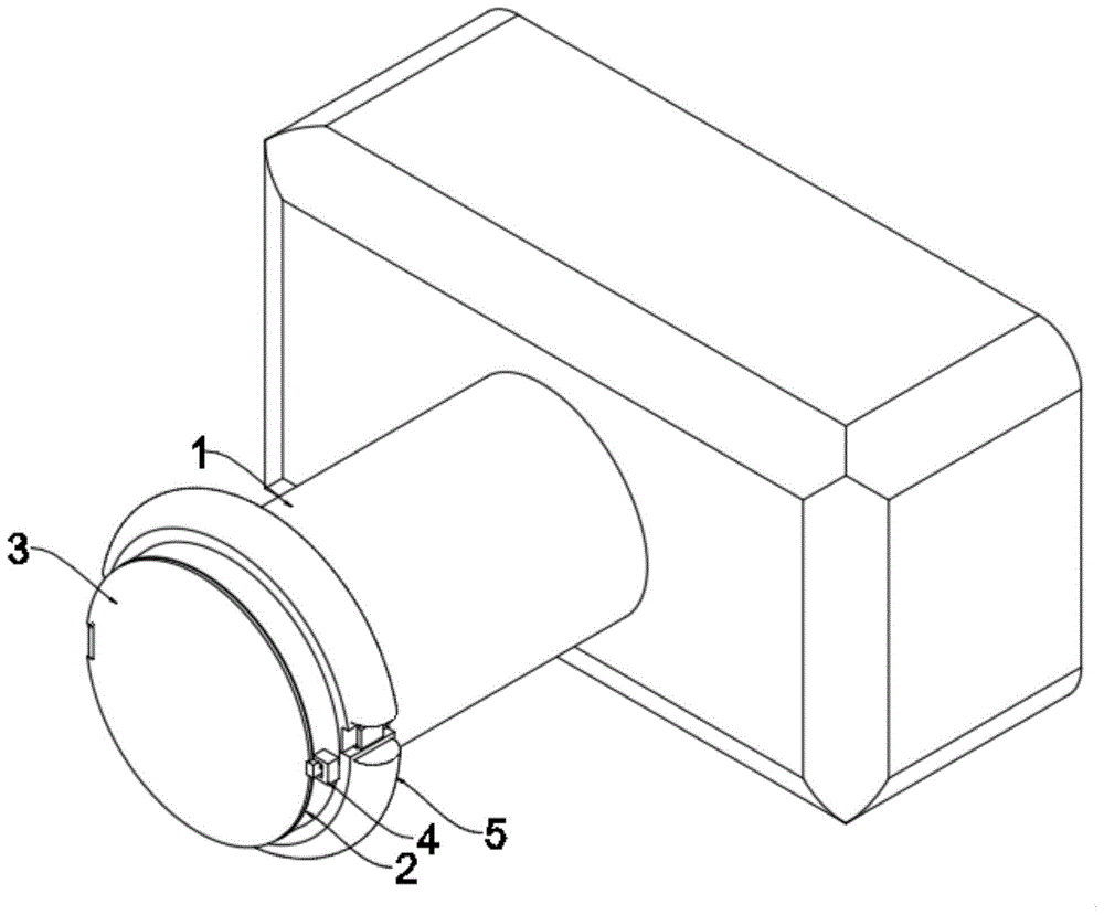 一种数码相机的镜头防护机构的制作方法