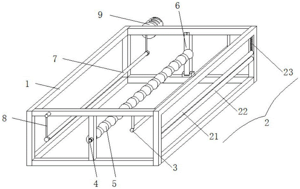 一种断丝保护镍基合金拉丝机的机械框架的制作方法