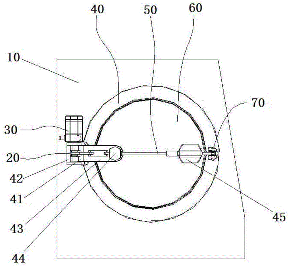 一种RTP阀自动开关门机构的制作方法