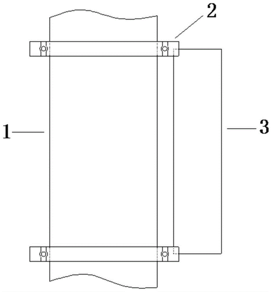 一种隔板式圆柱形构件涡激振动抑制装置的制作方法