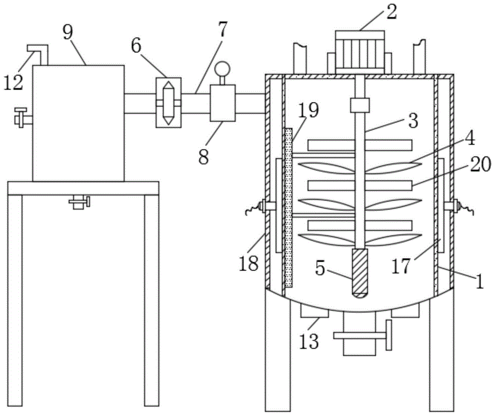 一种具有多层搅拌叶的反应釜搅拌器的制作方法