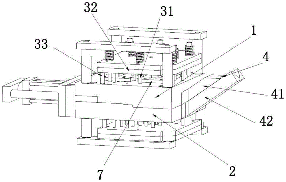 一种电机端盖铸造用冷铁式铸造模具的制作方法