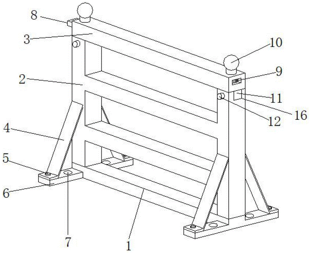 一种土木工程用建筑护栏的制作方法