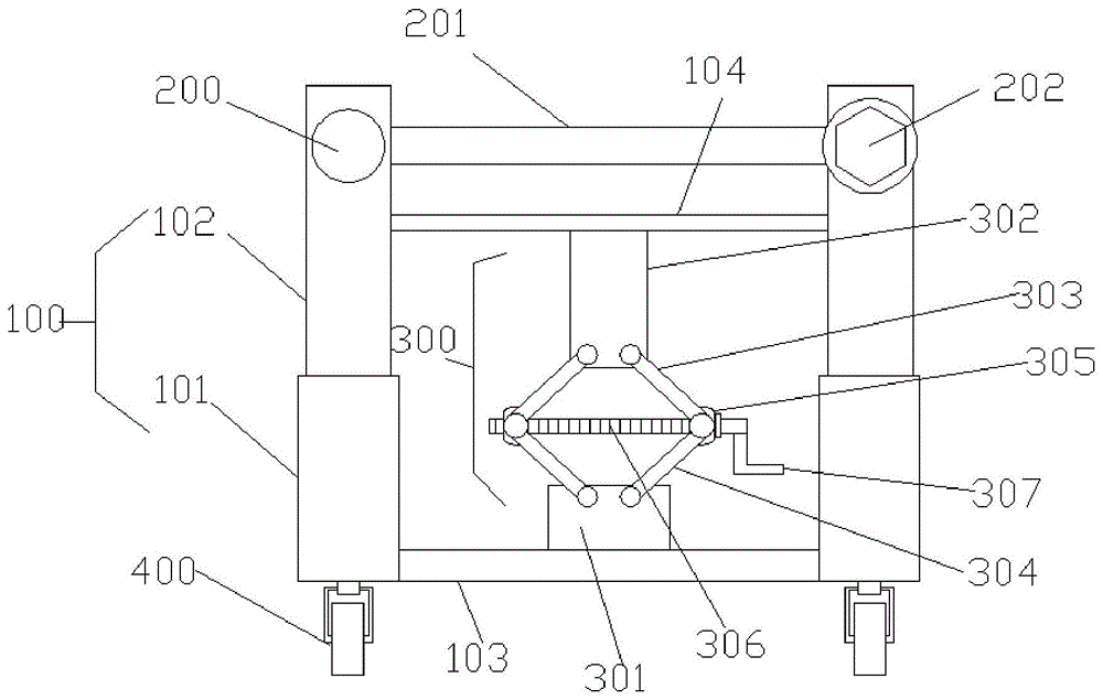 林业育苗容器支撑装置的制作方法