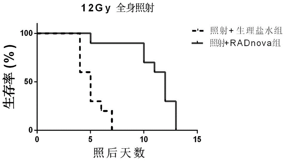 化合物RADNOVA抗辐射治疗中的用途的制作方法