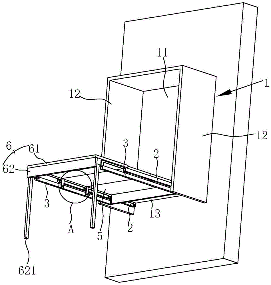 一种碗柜和餐桌二合一的家具的制作方法