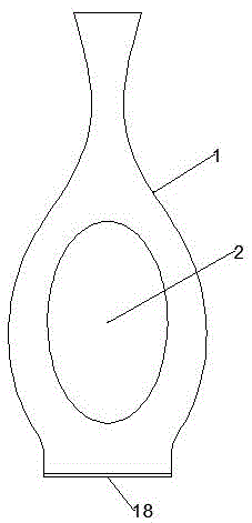 一种鎏金色陶瓷摆件的制作方法