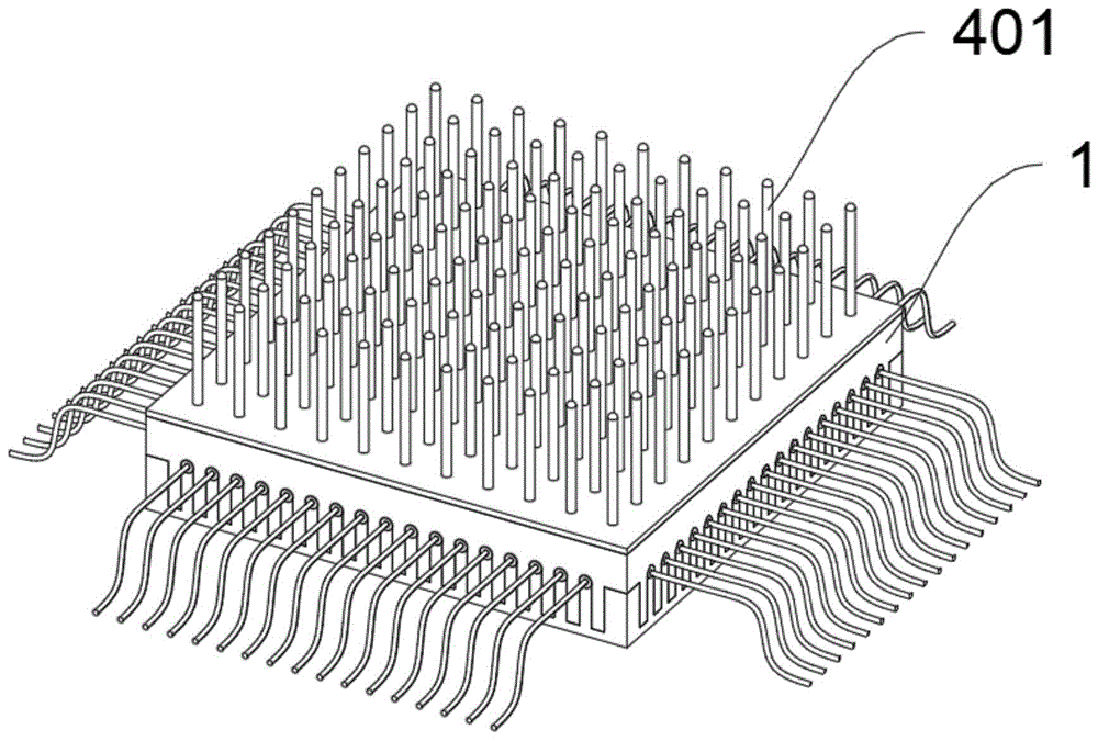 一种层叠柔性微电子封装结构的制作方法