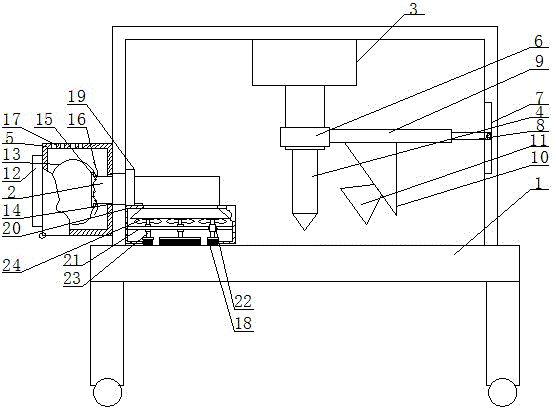 一种雕刻机用高效清理机构的制作方法