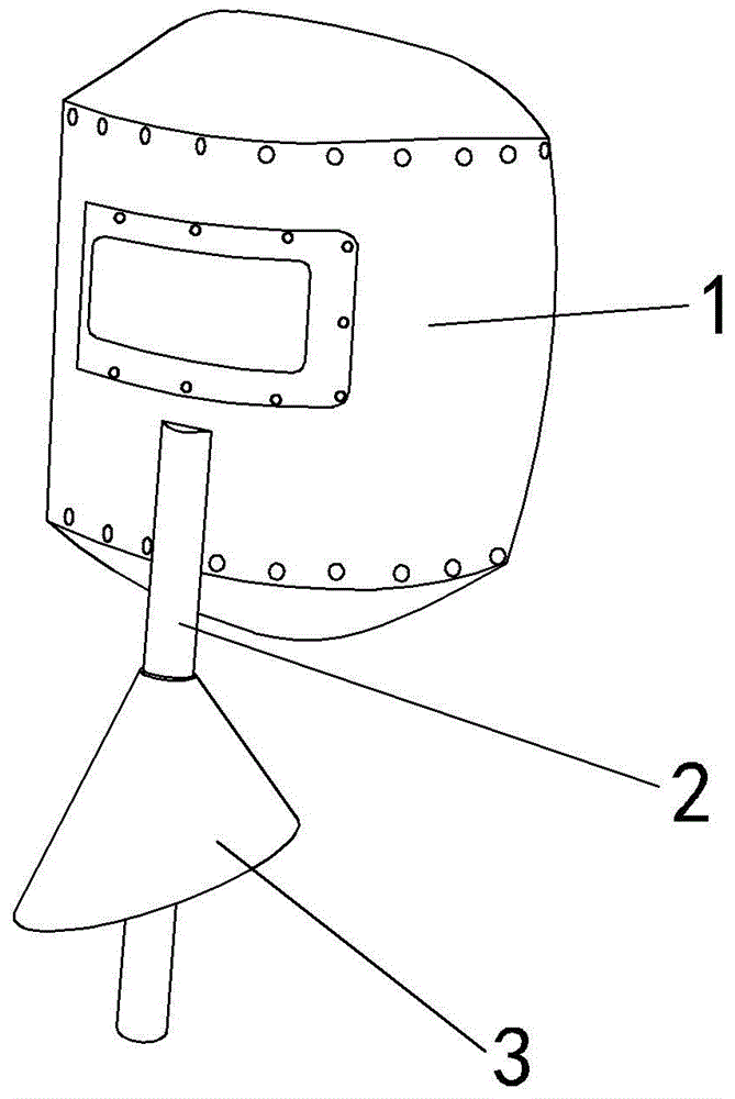 带护套的电焊面罩的制作方法