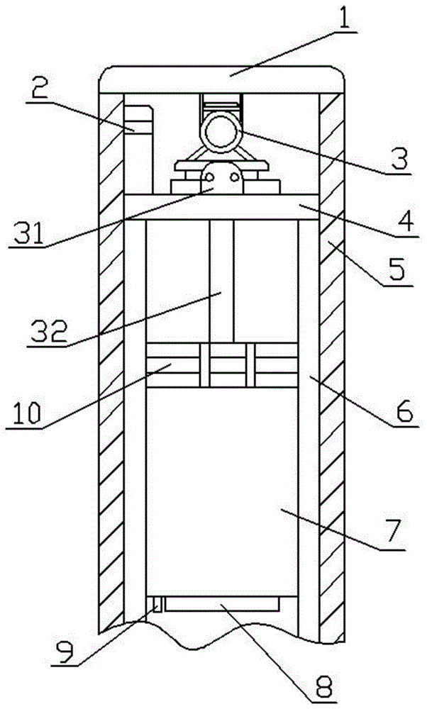 一种舒适型防急坠医疗用安全电梯的制作方法