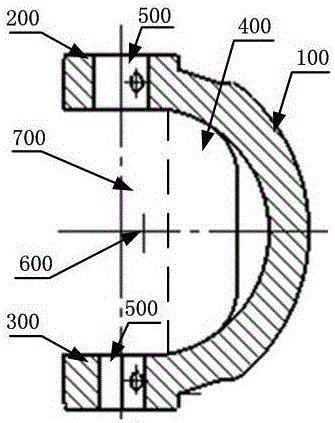 一种V型半球阀的球体加工工装的制作方法