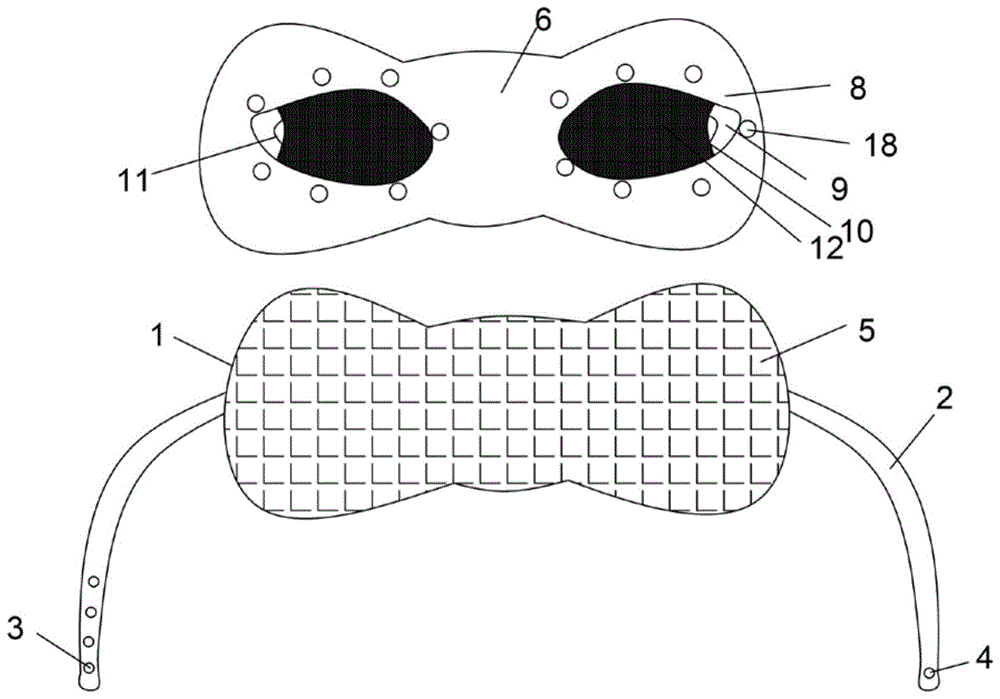 一种用于治疗视疲劳的眼罩的制作方法