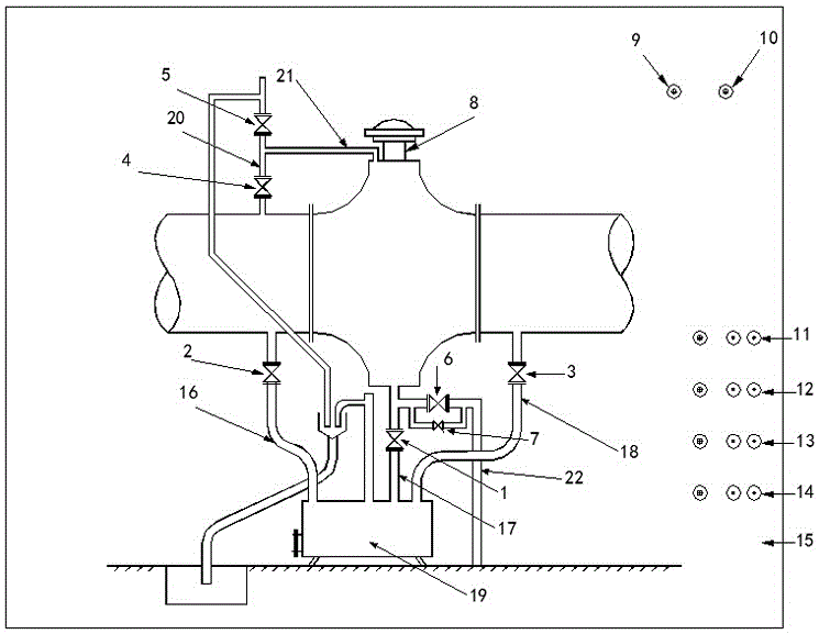 一种nk水封阀操作实验装置的制作方法