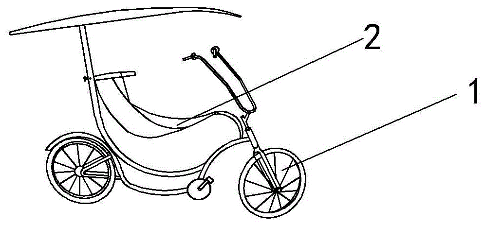 带吊床的自行车的制作方法