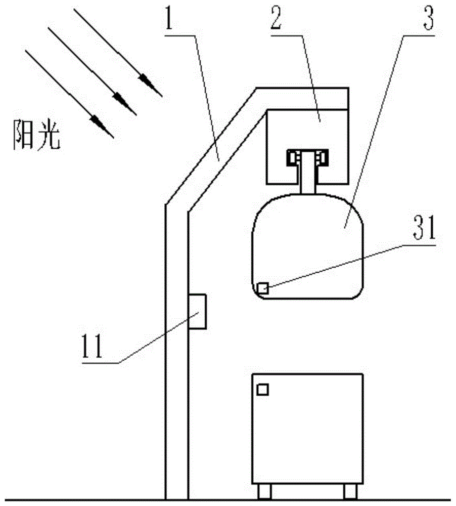 一种利用太阳能电池无线充电的空铁轨道系统的制作方法