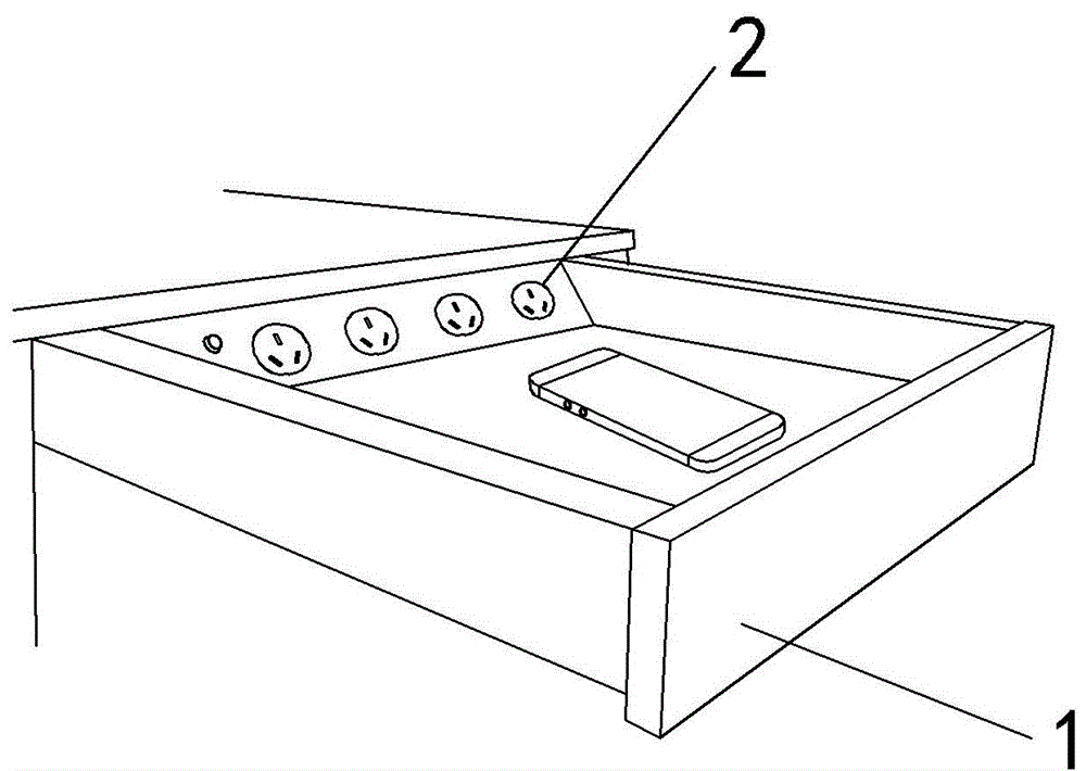带插座的抽屉的制作方法