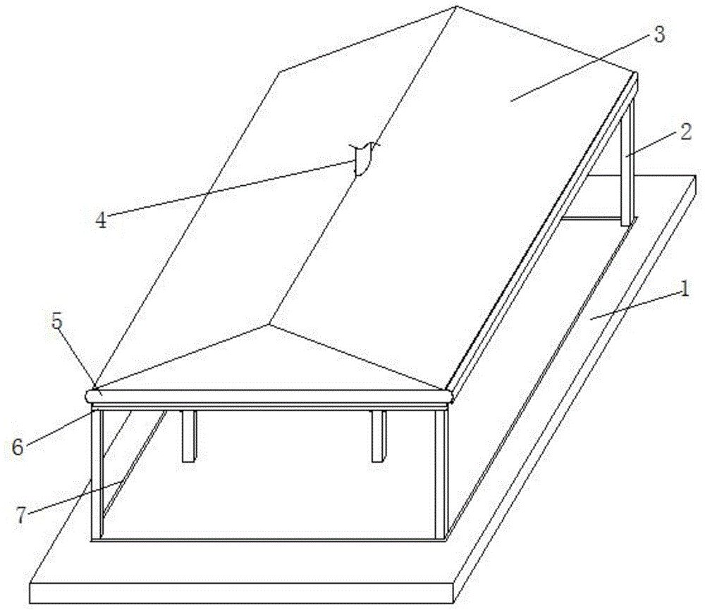 一种通透型固定式蚕棚的制作方法