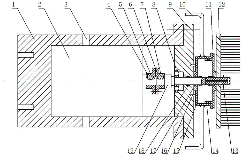 一种可冲洗转动盘刷的制作方法