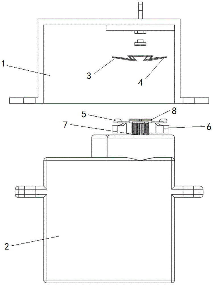 一种舵机控制开关装置及用电设备的制作方法