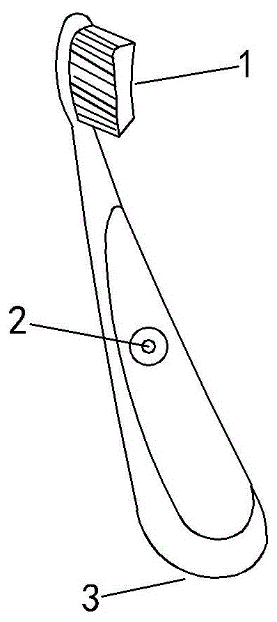 带提醒功能的不倒牙刷的制作方法