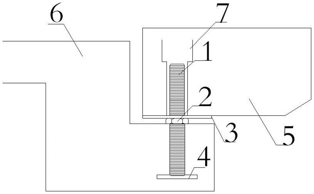 一种预制楼梯调节升降以控制标高的装置的制作方法