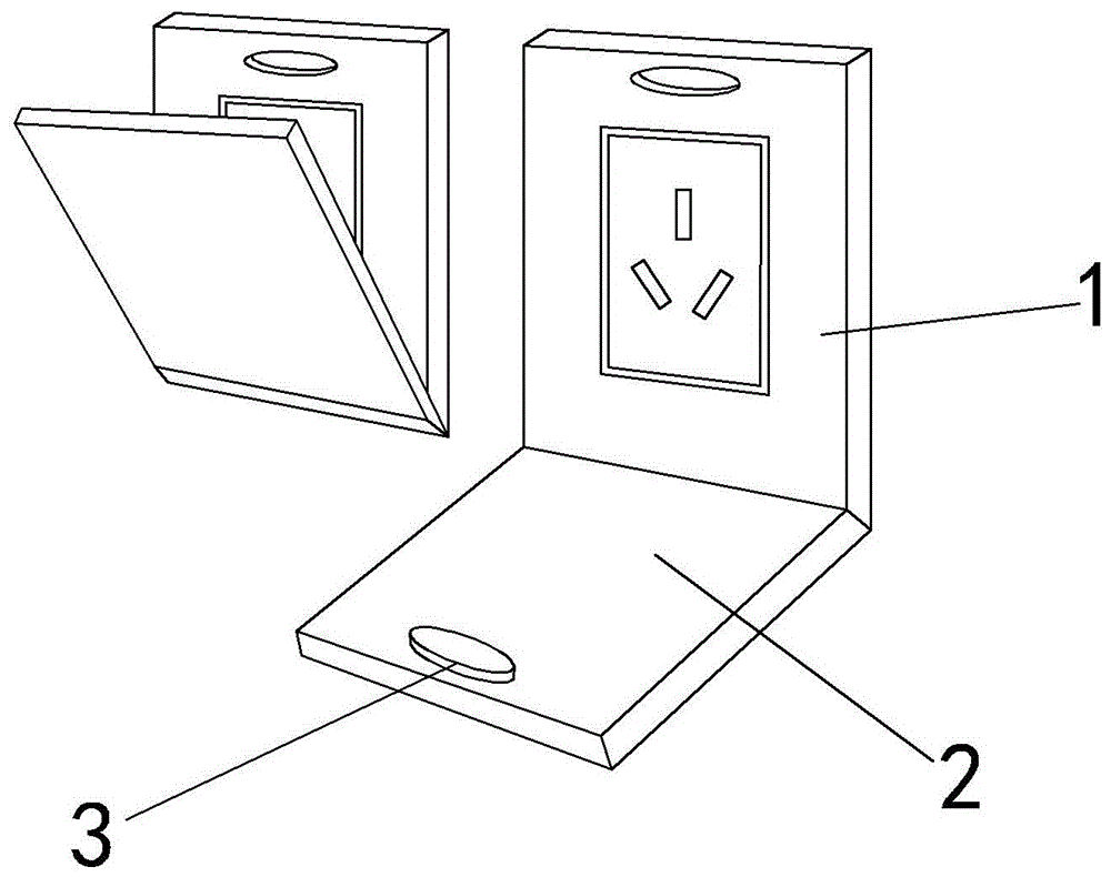 带童锁盖子的插排的制作方法