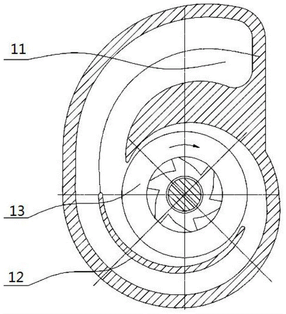 一种叶轮径向平衡的多级中开泵的制作方法