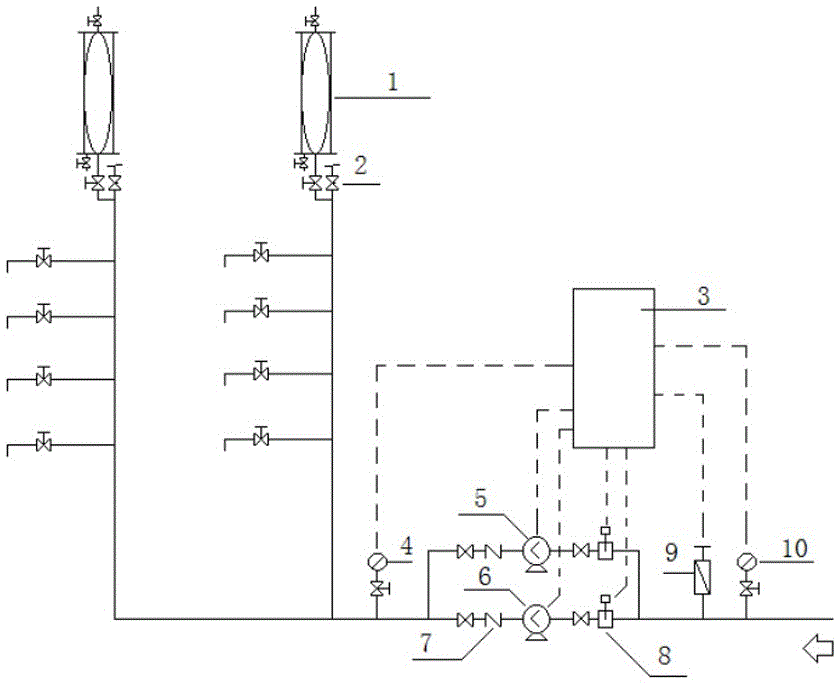 具有高位蓄能及智能感知的变量变压供水设备的制作方法