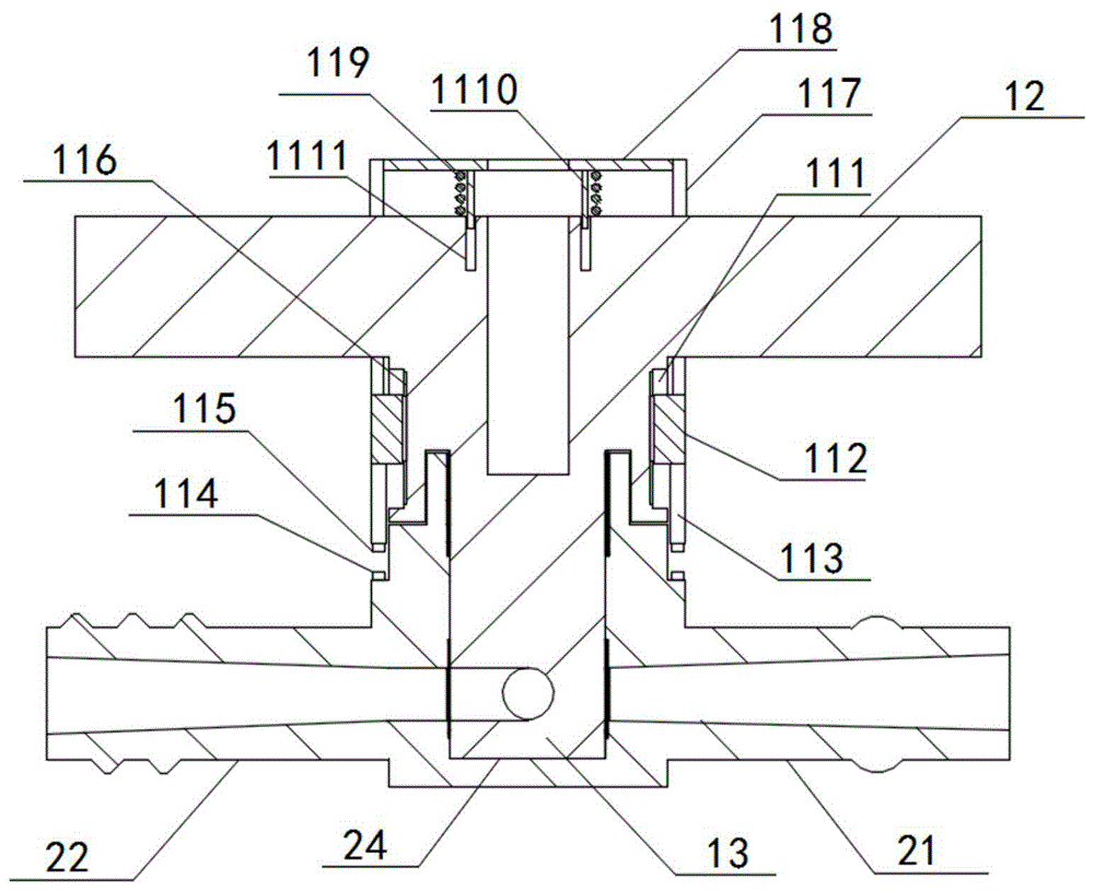 一种医用三通阀的制作方法