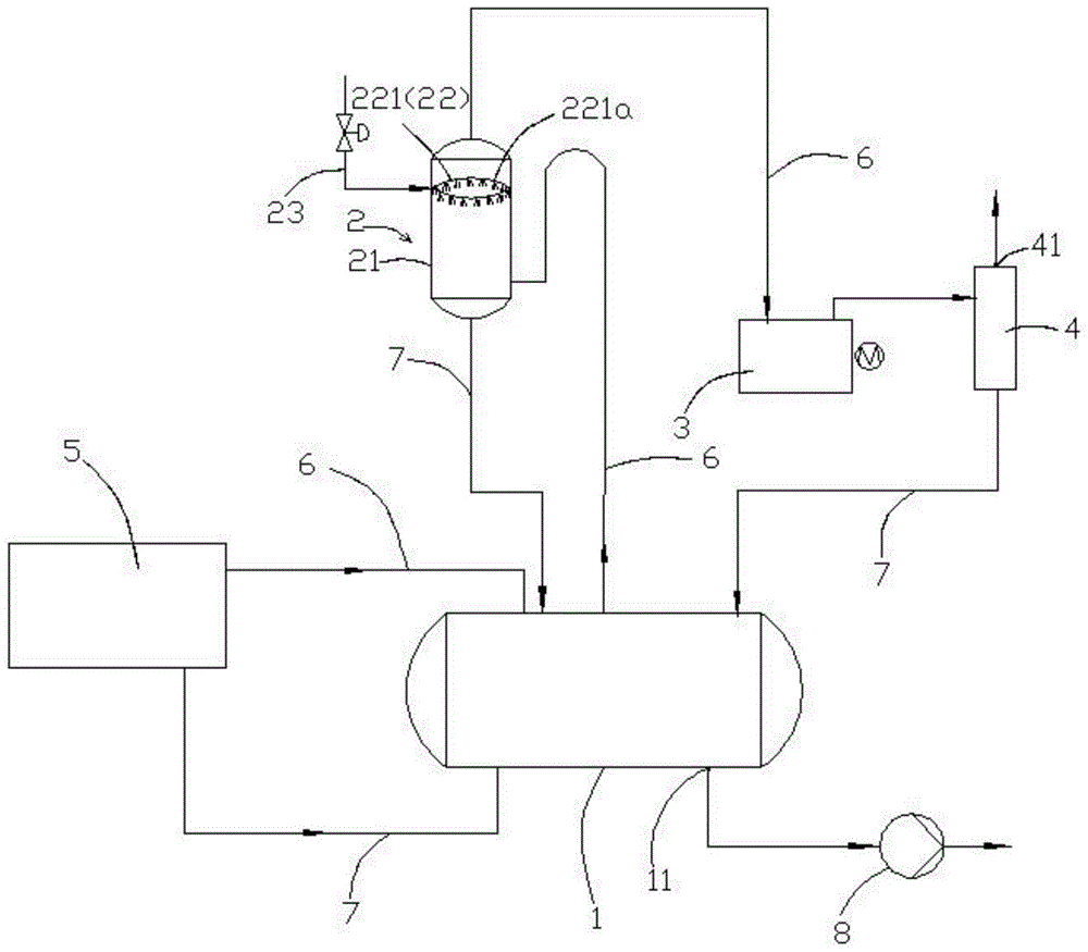 一种造纸厂用的蒸汽冷凝循环系统的制作方法