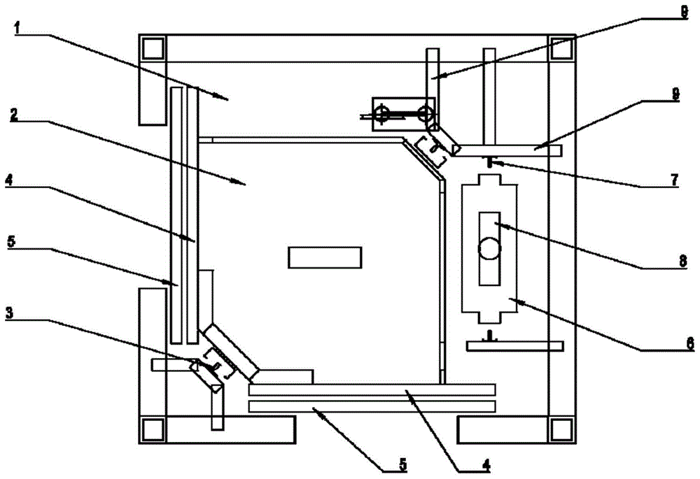 一种直角开门的电梯布置结构的制作方法