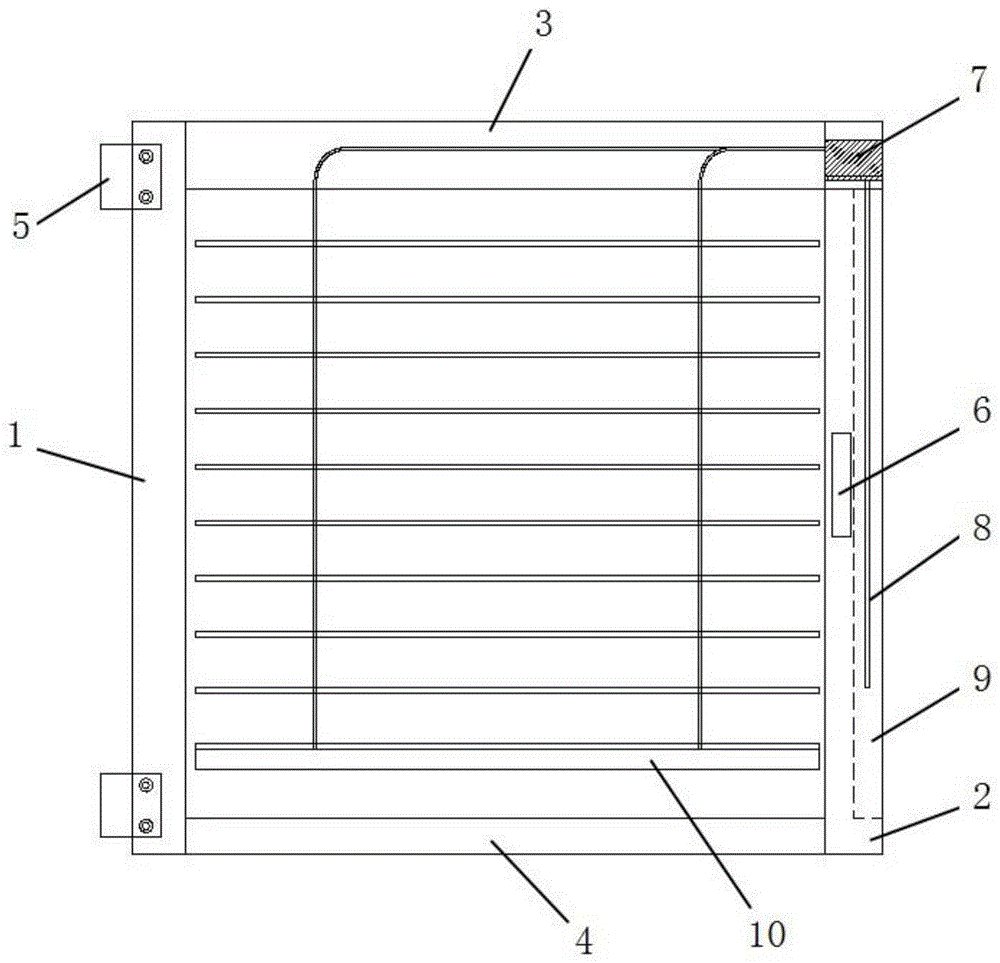 一种具有改进型滑轮锁扣的内置百叶玻璃的制作方法