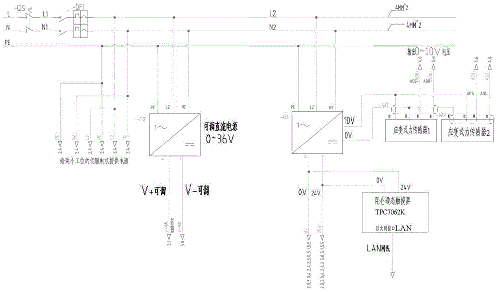 一种直流推杆综合测试仪的控制电路的制作方法