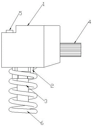 一种行程开关的头部结构的制作方法