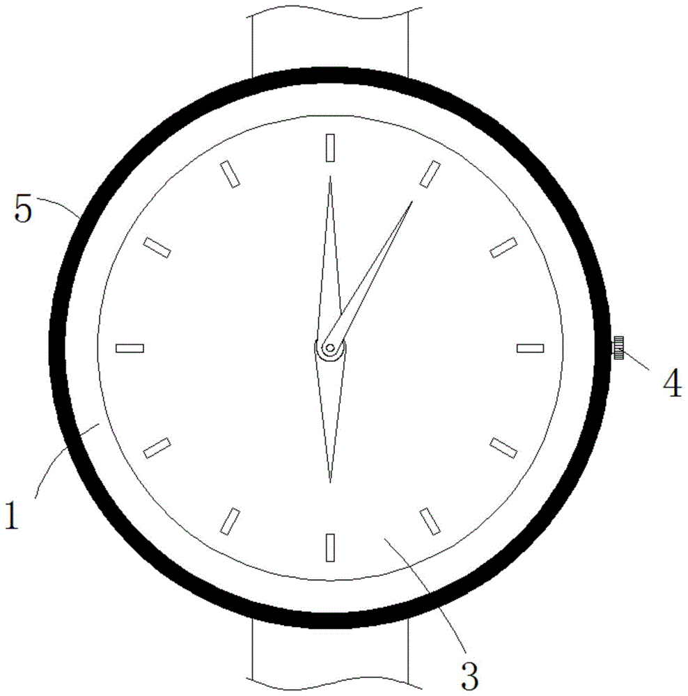背景技术:手表,或称为腕表,是指戴在手腕上,用以计时/显示时间的仪器