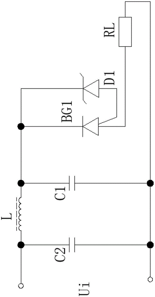 一种基于π型滤波器的可控硅电子开关电路的制作方法