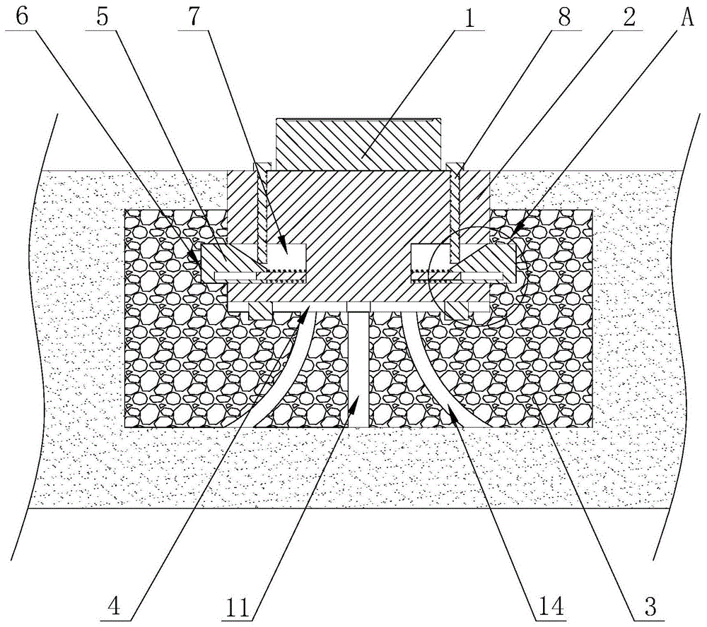 一种景观地埋灯的安装结构的制作方法