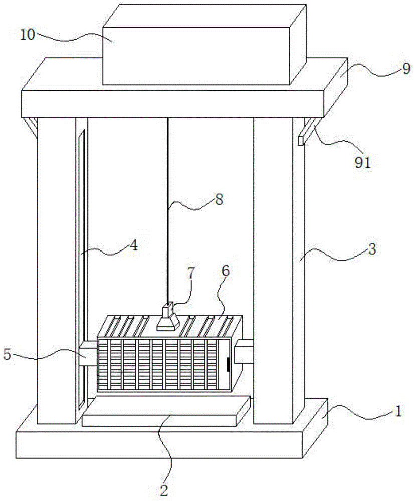 一种建筑工程施工用物料提升输送机的制作方法