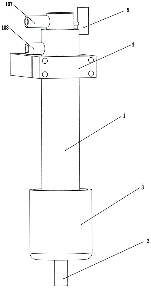 一种锌及锌合金杆生产用牵引式结晶器的制作方法