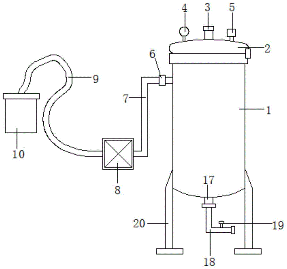 一种气动式浮油过滤机的制作方法