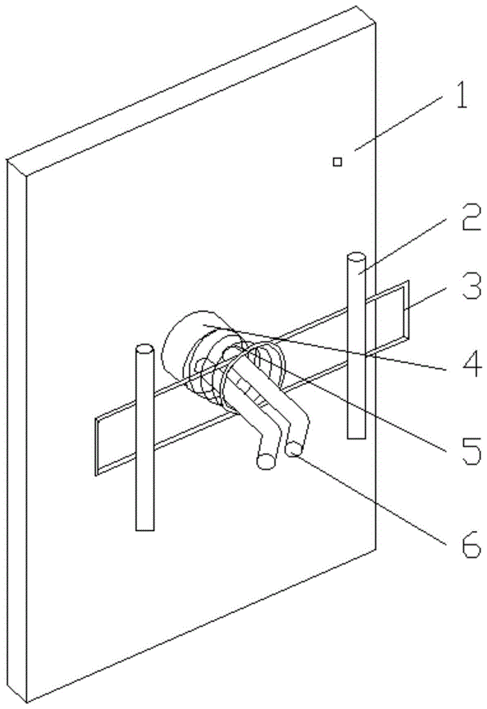 一种固定注浆管端口的装置的制作方法