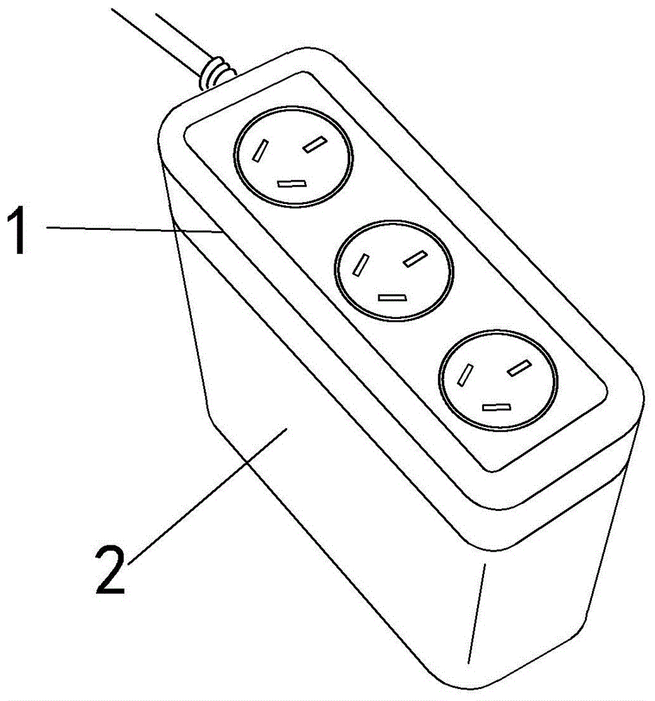 带工具盒的插排的制作方法