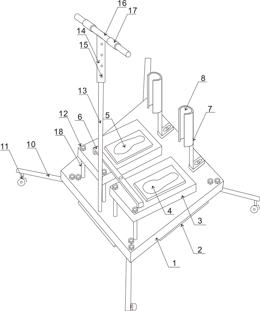 新型多功能康复用斜踏板的制作方法